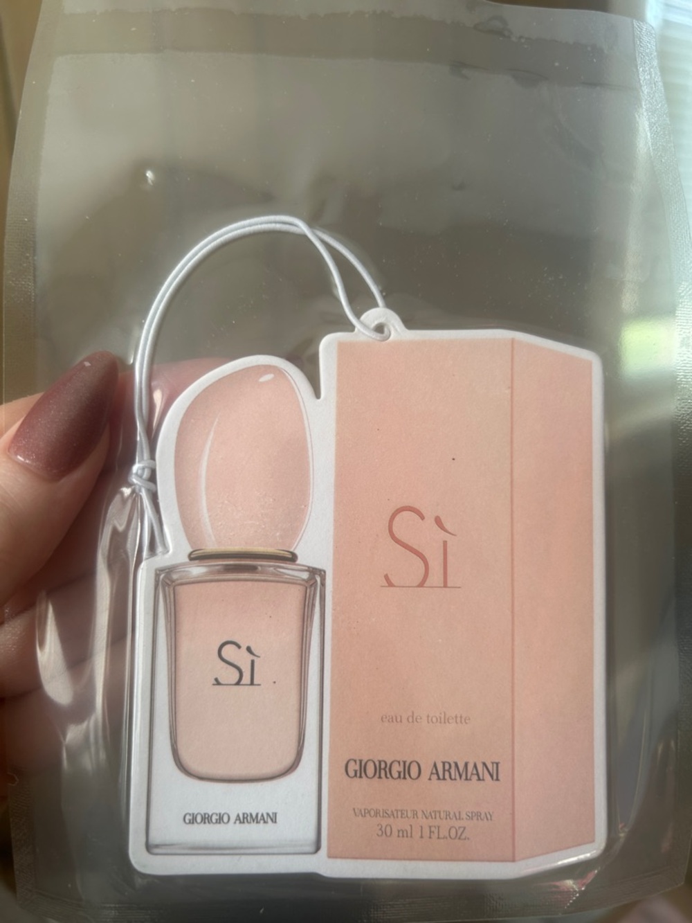 Giorgio Armani Si car freshie